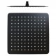 Square Matte Black 300mm Shower Head with Ceiling Mounted Shower Arm